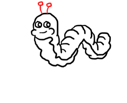  how to draw step by step caterpillar drawing easy  - EasystepDrawing