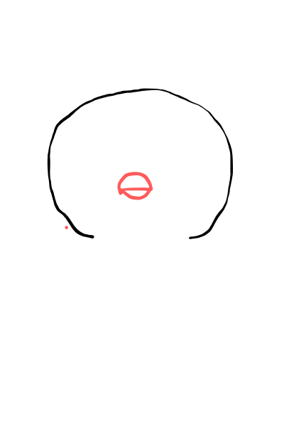  how to draw Cute Penguin in easy steps - step number : 2 - Easy Step Drawing