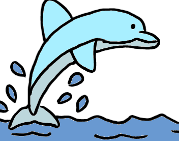 easy step by step dolphin drawing - EasystepDrawing