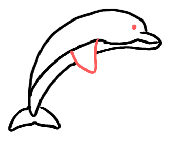  how to draw step by step dolphin drawing easy  - EasystepDrawing