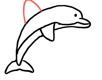  how to draw step by step dolphin drawing easy  - EasystepDrawing