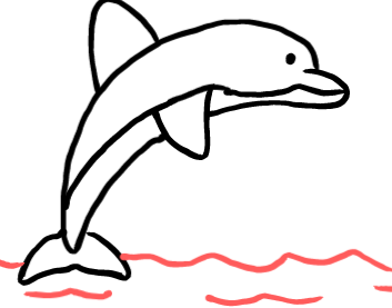  how to draw step by step dolphin drawing easy  - EasystepDrawing