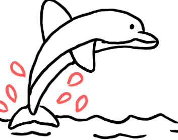  how to draw step by step dolphin drawing easy  - EasystepDrawing