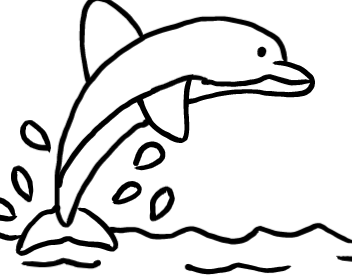  how to draw step by step dolphin drawing easy  - EasystepDrawing