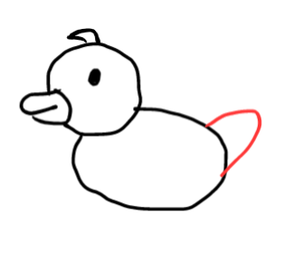  how to draw step by step duck drawing easy  - EasystepDrawing