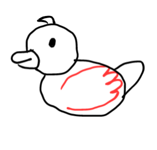  how to draw step by step duck drawing easy  - EasystepDrawing