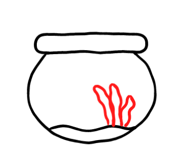  how to draw step by step fishbowl drawing easy  - EasystepDrawing