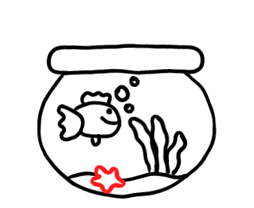  how to draw step by step fishbowl drawing easy  - EasystepDrawing