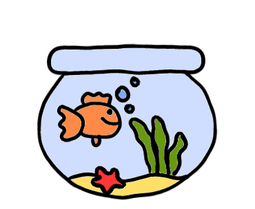 easy step by step fishbowl drawing - EasystepDrawing