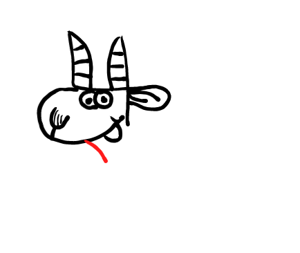  how to draw step by step goat drawing easy  - EasystepDrawing