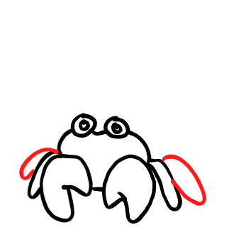  how to draw step by step hermitcrab drawing easy  - EasystepDrawing