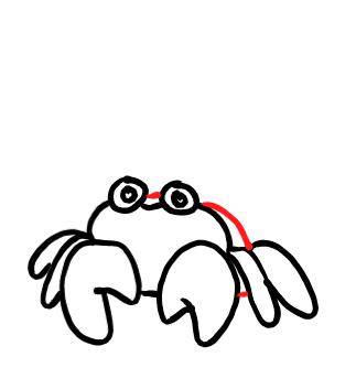  how to draw step by step hermitcrab drawing easy  - EasystepDrawing