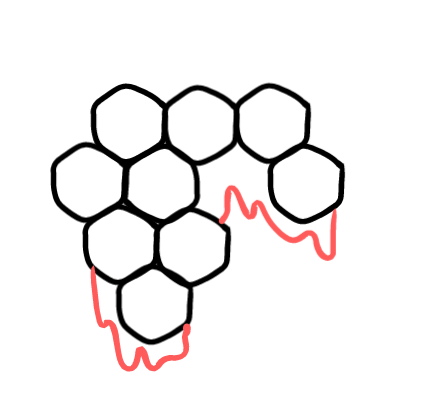  how to draw step by step honeycomb drawing easy  - EasystepDrawing