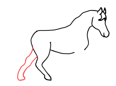  how to draw step by step horse drawing easy  - EasystepDrawing