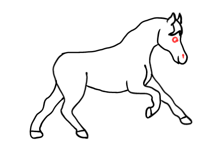  how to draw step by step horse drawing easy  - EasystepDrawing