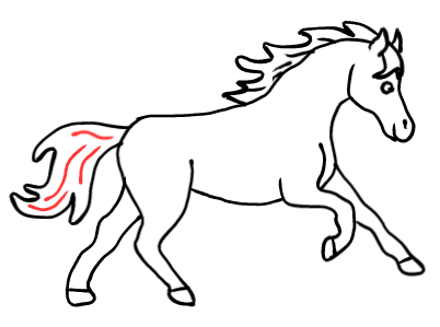  how to draw step by step horse drawing easy  - EasystepDrawing