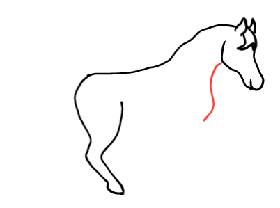  how to draw step by step horse drawing easy  - EasystepDrawing