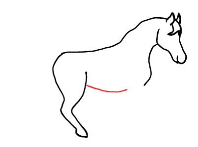  how to draw step by step horse drawing easy  - EasystepDrawing