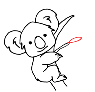  how to draw step by step koala drawing easy  - EasystepDrawing