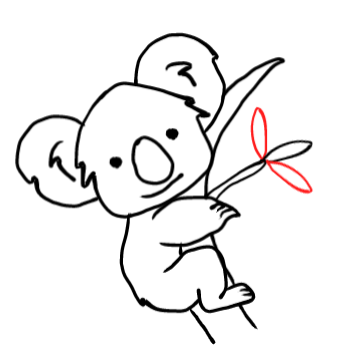  how to draw step by step koala drawing easy  - EasystepDrawing