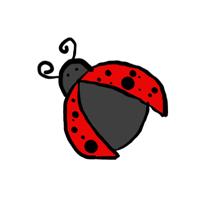 easy step by step ladybug drawing - EasystepDrawing