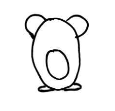  how to draw step by step mouse drawing easy  - EasystepDrawing