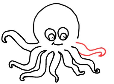  how to draw step by step octopus drawing easy  - EasystepDrawing