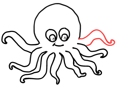  how to draw step by step octopus drawing easy  - EasystepDrawing