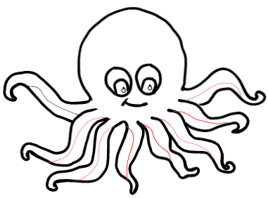  how to draw step by step octopus drawing easy  - EasystepDrawing