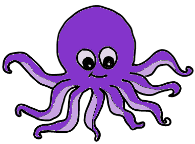 easy step by step octopus drawing - EasystepDrawing