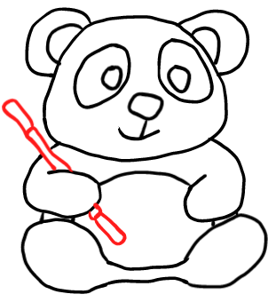  how to draw step by step pandaface drawing easy  - EasystepDrawing