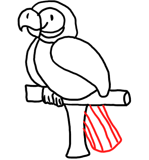  how to draw step by step parrot drawing easy  - EasystepDrawing