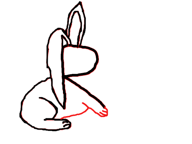  how to draw step by step rabbit drawing easy  - EasystepDrawing