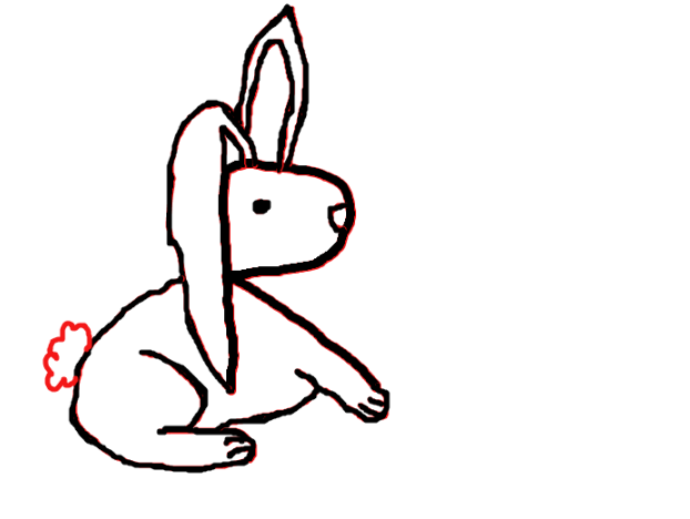  how to draw step by step rabbit drawing easy  - EasystepDrawing