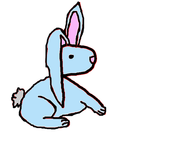 easy step by step rabbit drawing - EasystepDrawing