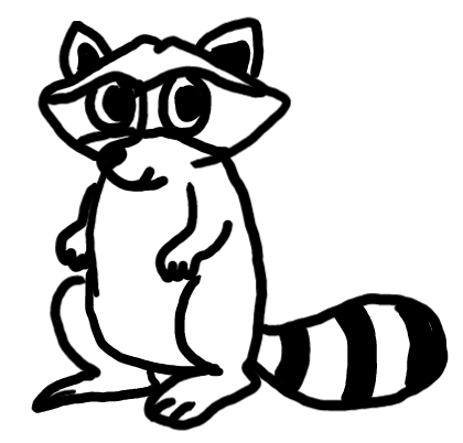  how to draw step by step racoon drawing easy  - EasystepDrawing