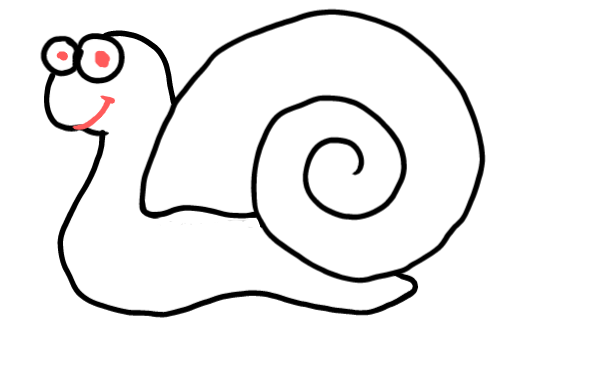  how to draw step by step snail0 drawing easy  - EasystepDrawing