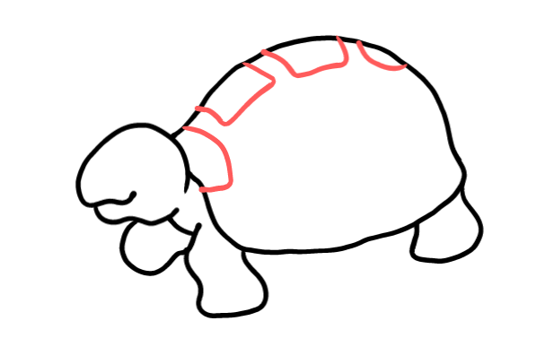  how to draw step by step turtle drawing easy  - EasystepDrawing