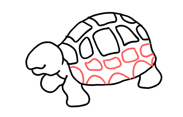  how to draw step by step turtle drawing easy  - EasystepDrawing