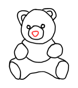  how to draw step by step teddybear drawing easy  - EasystepDrawing