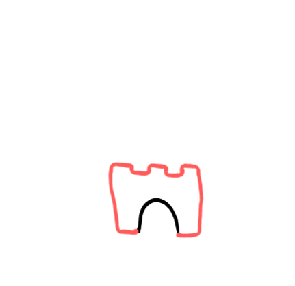  how to draw step by step sandcastle drawing easy  - EasystepDrawing