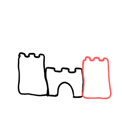  how to draw step by step sandcastle drawing easy  - EasystepDrawing