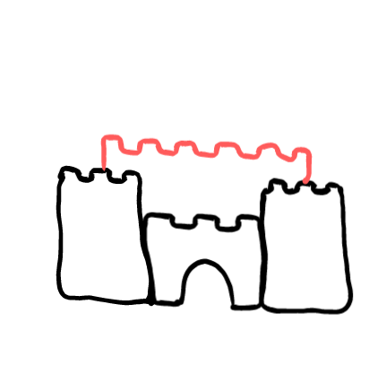  how to draw step by step sandcastle drawing easy  - EasystepDrawing