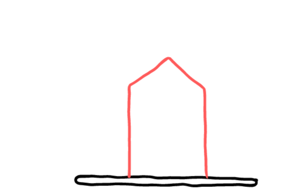  how to draw step by step church drawing easy  - EasystepDrawing