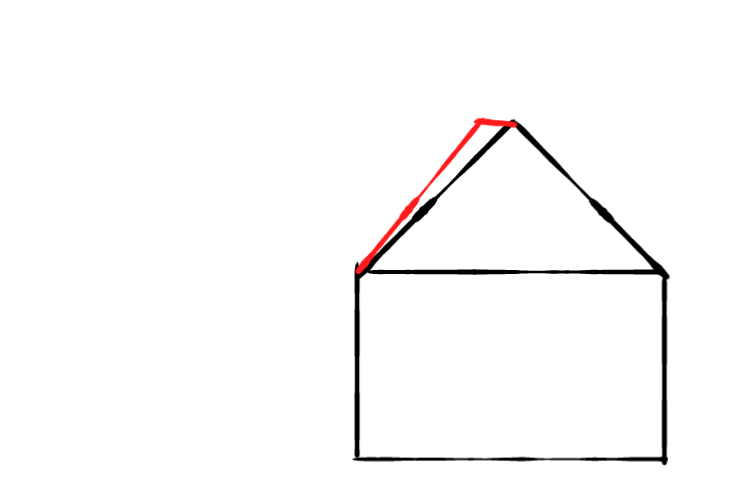  how to draw step by step house drawing easy  - EasystepDrawing