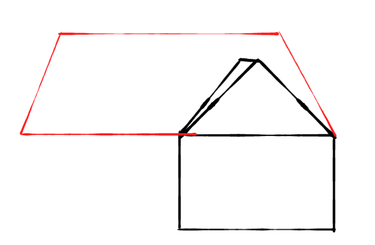  how to draw step by step house drawing easy  - EasystepDrawing