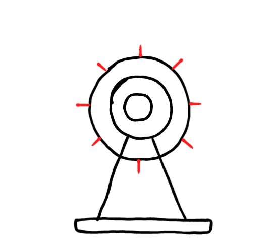  how to draw step by step ferriswheel drawing easy  - EasystepDrawing