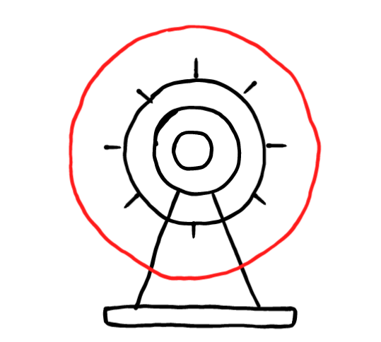  how to draw step by step ferriswheel drawing easy  - EasystepDrawing