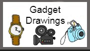 easy step by step gadget drawing - EasystepDrawing