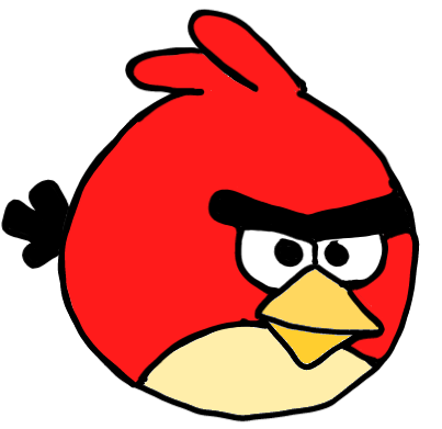 easy step by step angrybird drawing - EasystepDrawing